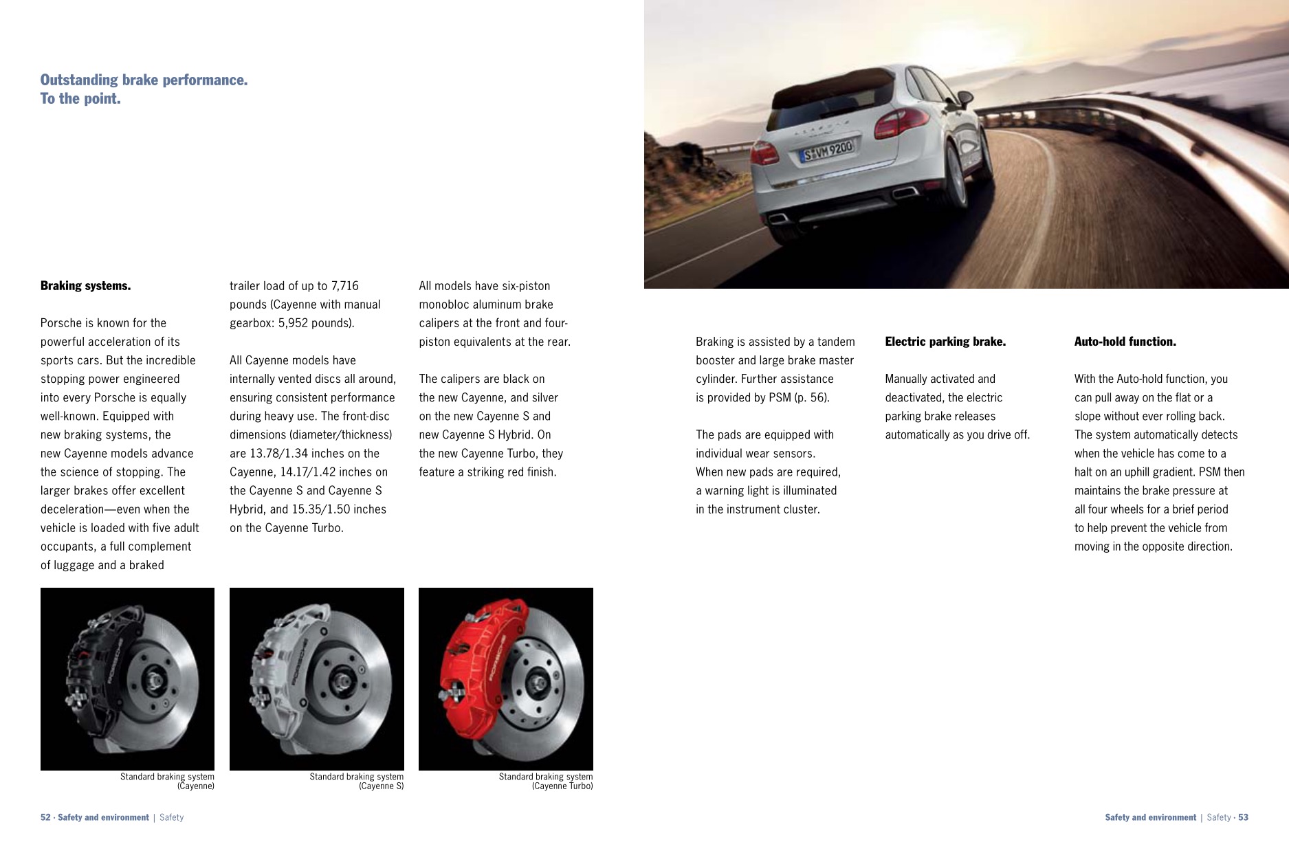 2011 Porsche Cayenne Brochure Page 44
